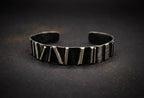 Greek Letter Silver Cuff