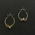 Bone earrings