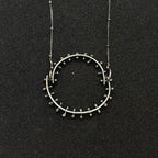 Dual-Axis Convertible Crescent Necklace