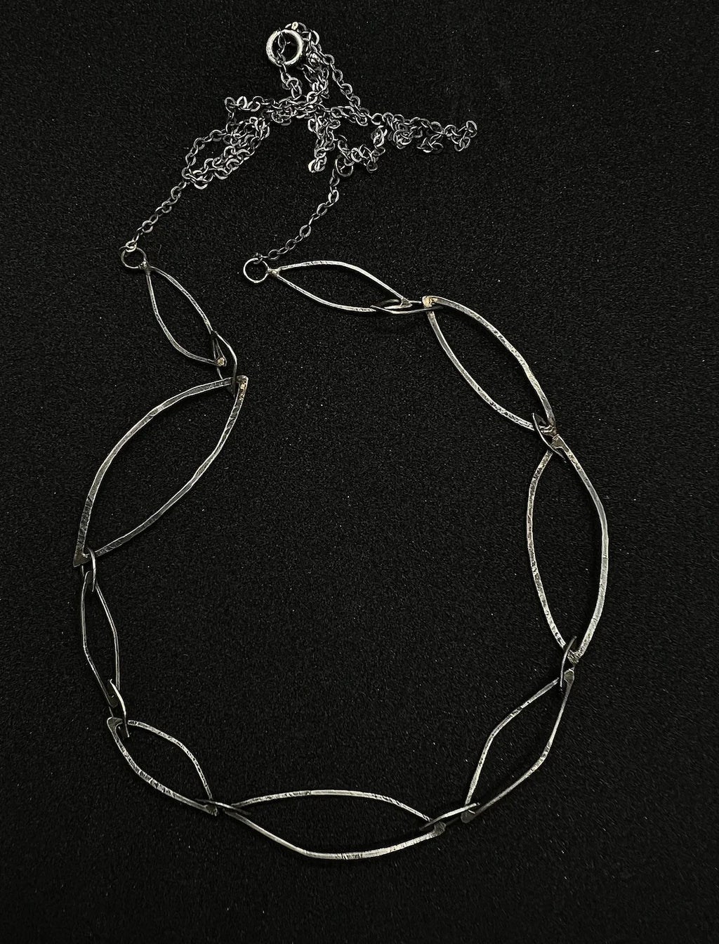 Hand-Hammered Oval Link Chain