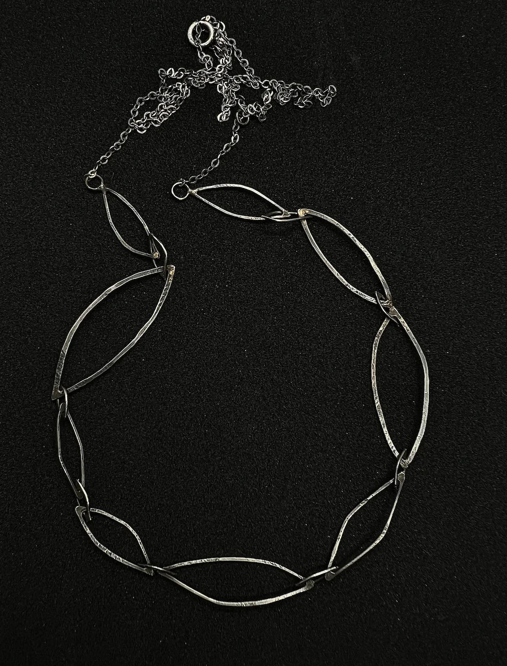 Hand-Hammered Oval Link Chain