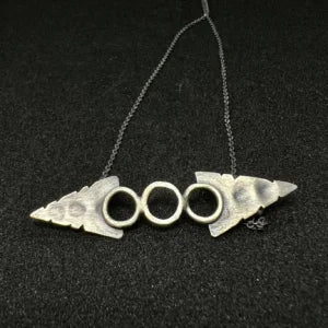 Horizontal Tribal Arrow Necklace