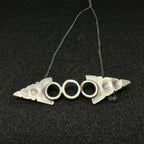 Horizontal Tribal Arrow Necklace