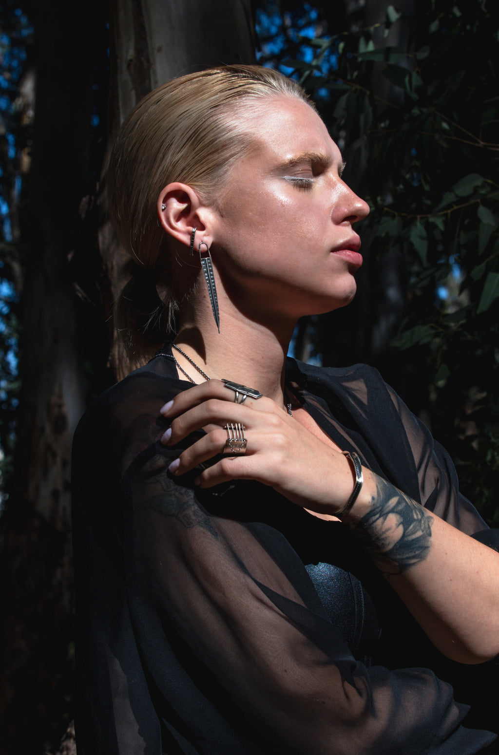 Spear Drop Earrings