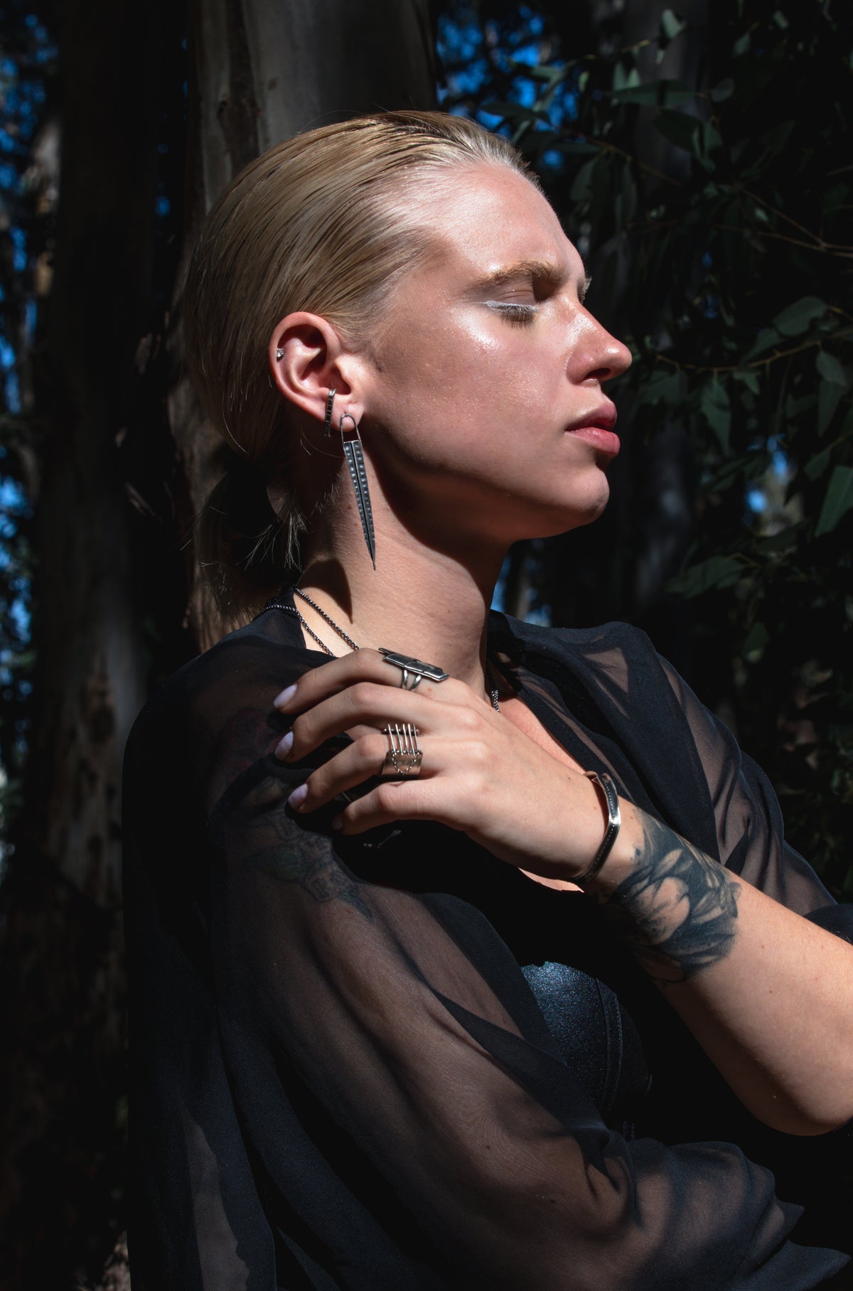 Spear Drop Earrings