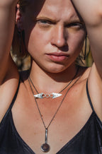Horizontal Tribal Arrow Necklace