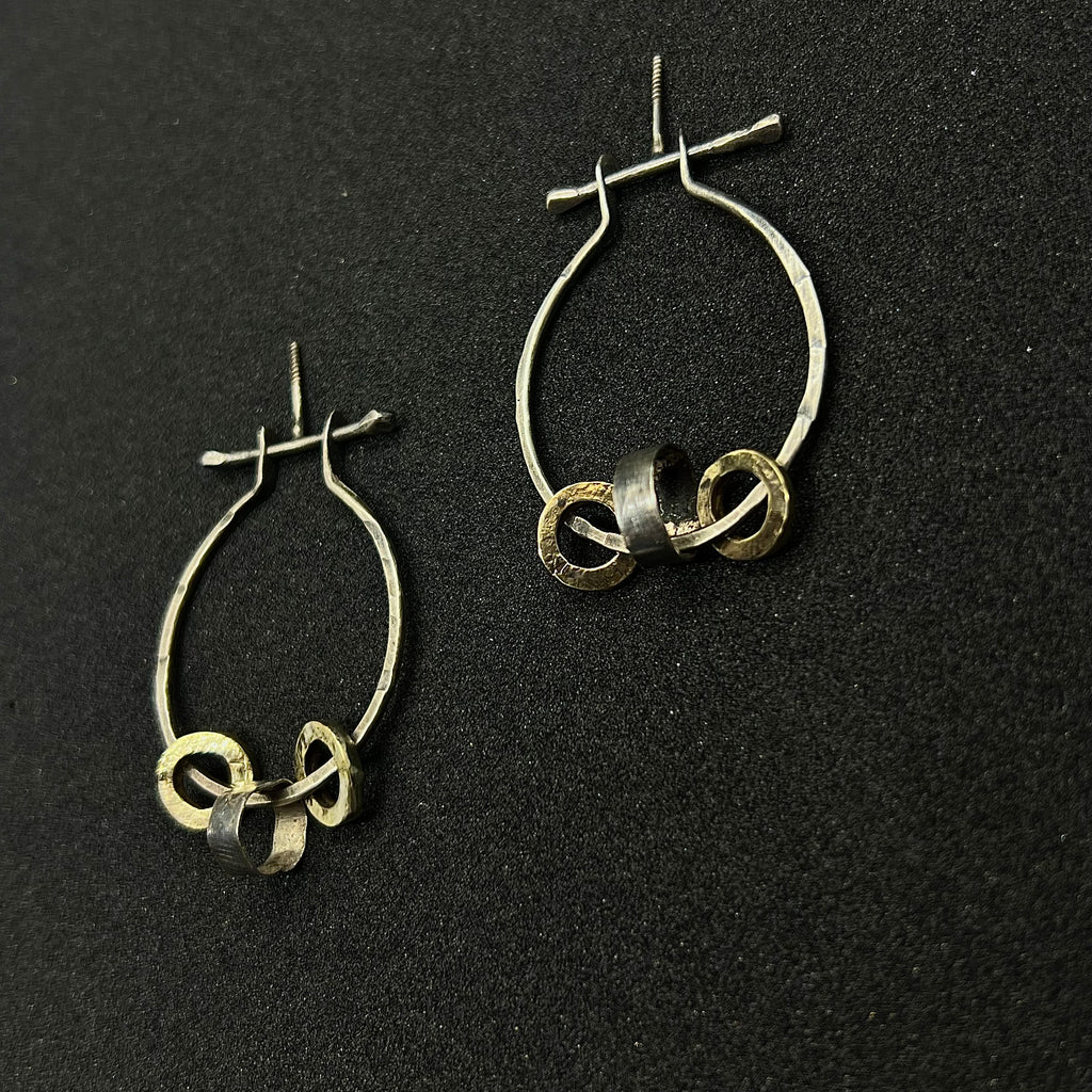 Bone earrings