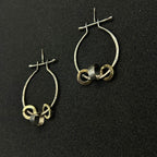 Bone earrings
