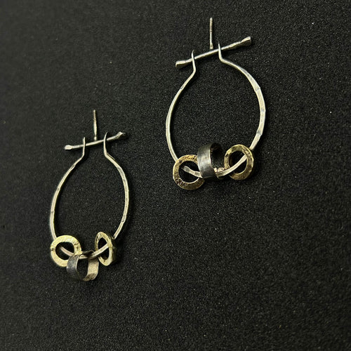 Bone earrings