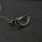 Dual-Axis Convertible Crescent Necklace