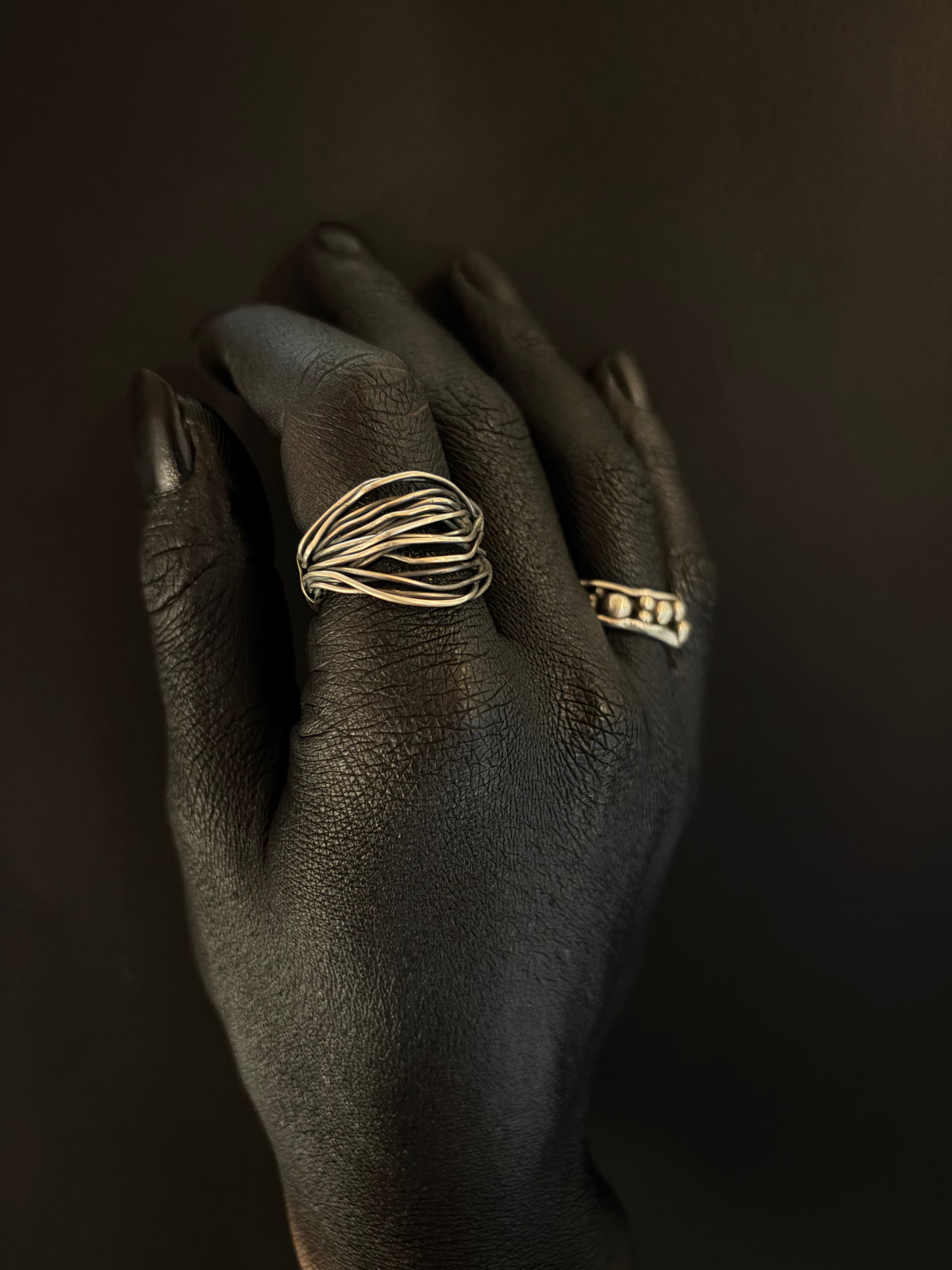 The Woven Stream Ring