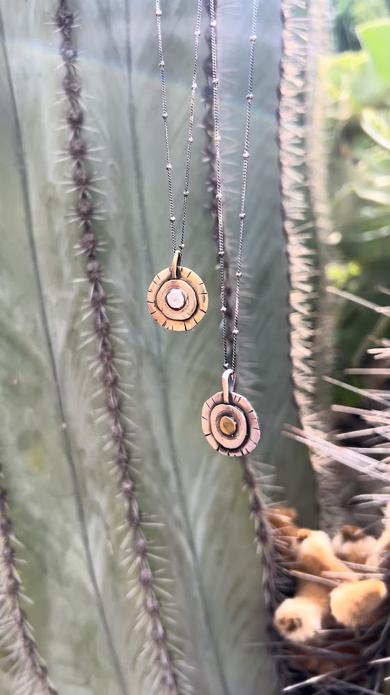 Brass Third Eye necklace