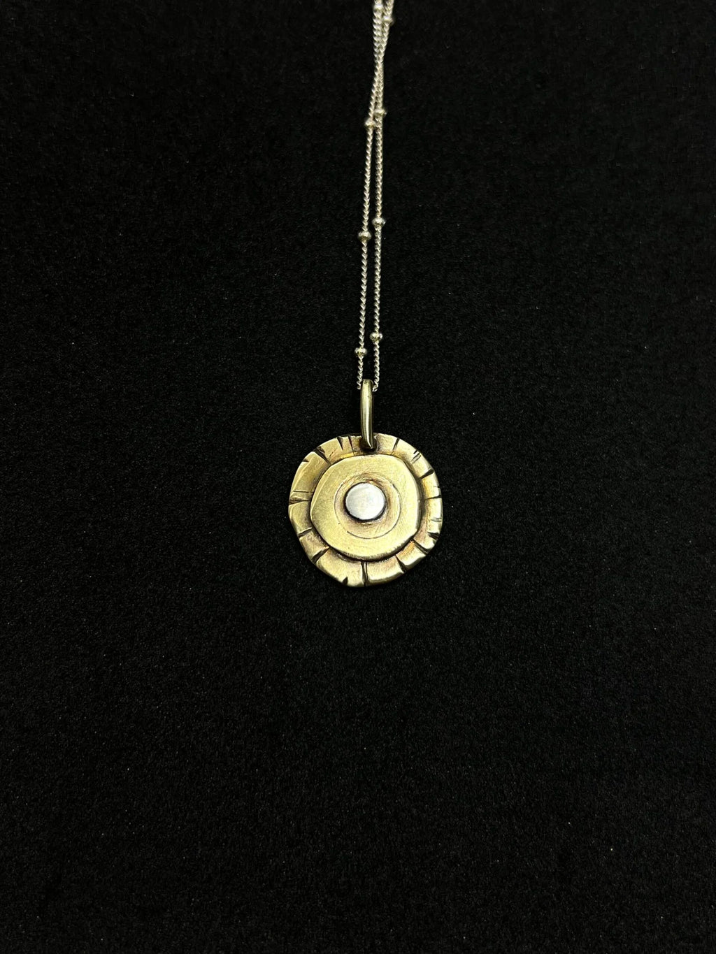 Brass Third Eye necklace