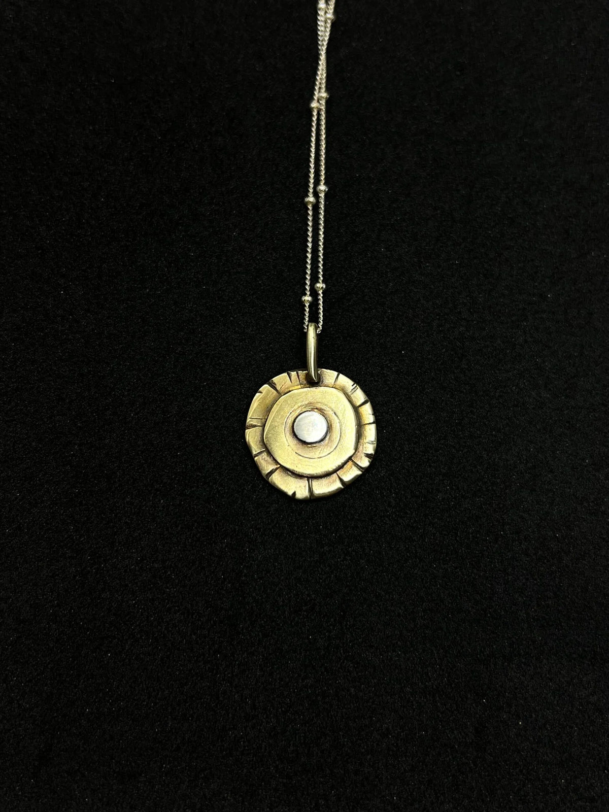 Brass Third Eye necklace