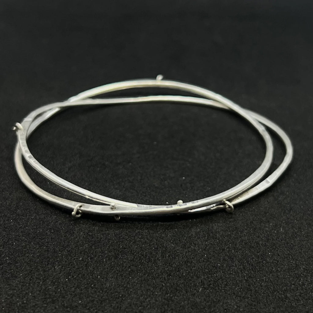 Twin Wave Bangle
