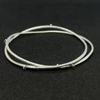 Twin Wave Bangle