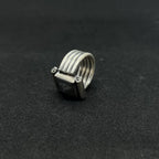 The Labradorite Pyramid Ring