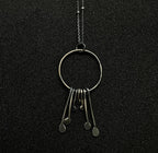 Seven Kinetic Spoon Ring Necklace