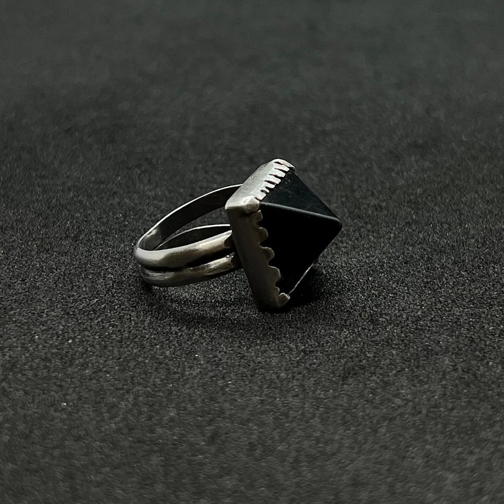 The Black Pyramid Ring