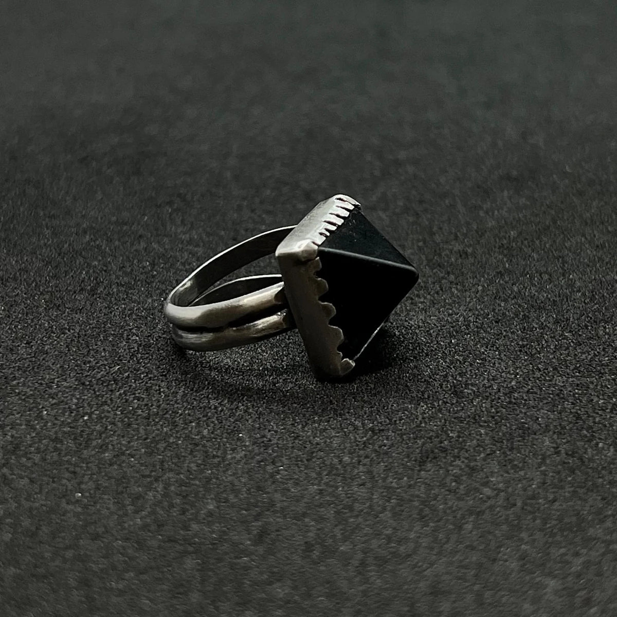 The Black Pyramid Ring