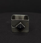 The Dark Apex Cube Ring