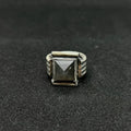 The Labradorite Pyramid Ring