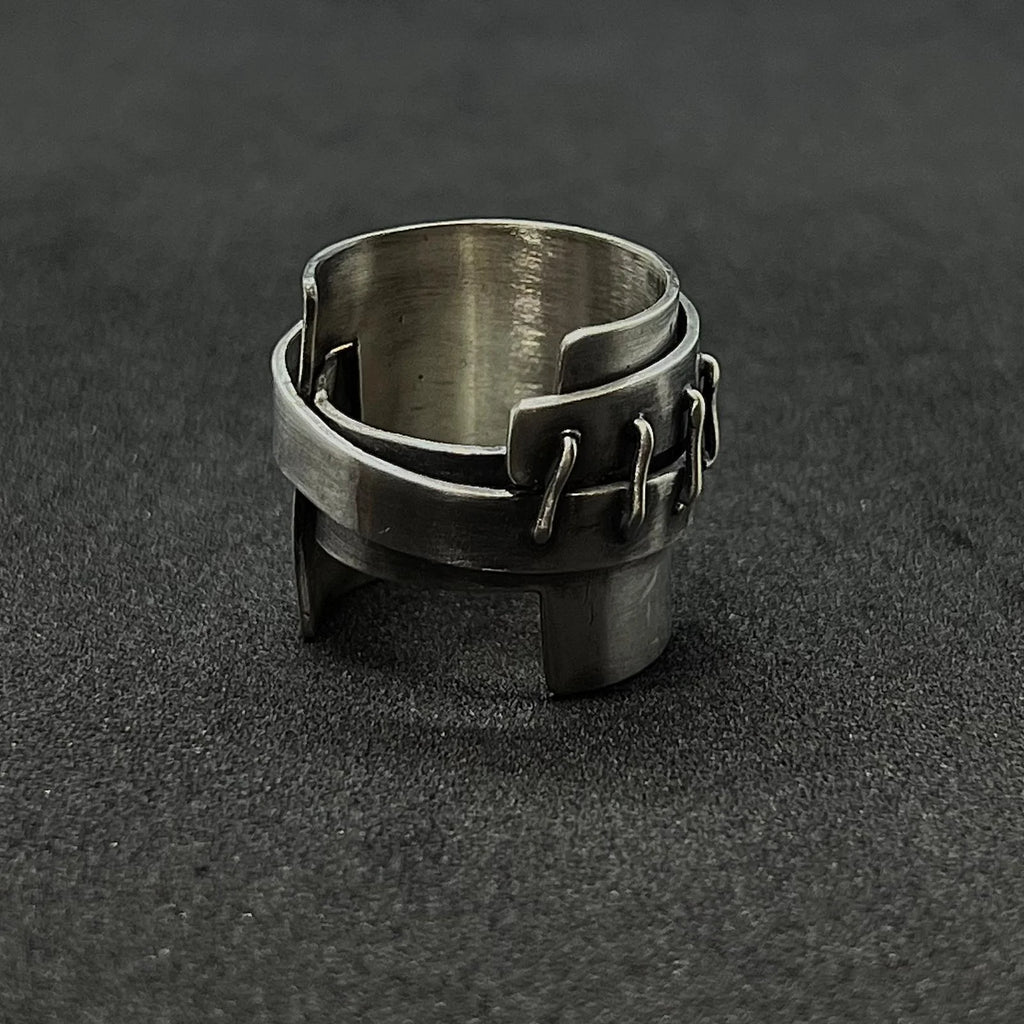 The Multi-Face Belt Ring