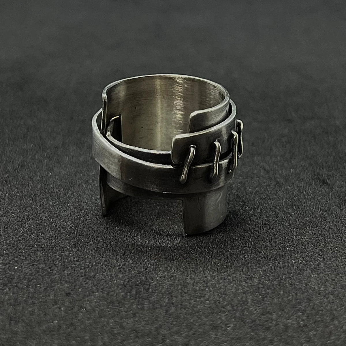 The Multi-Face Belt Ring