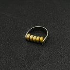 The Rolling Brass Bead Ring