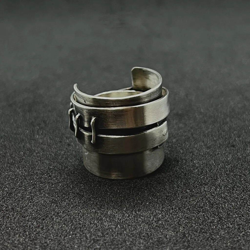 The Multi-Face Belt Ring