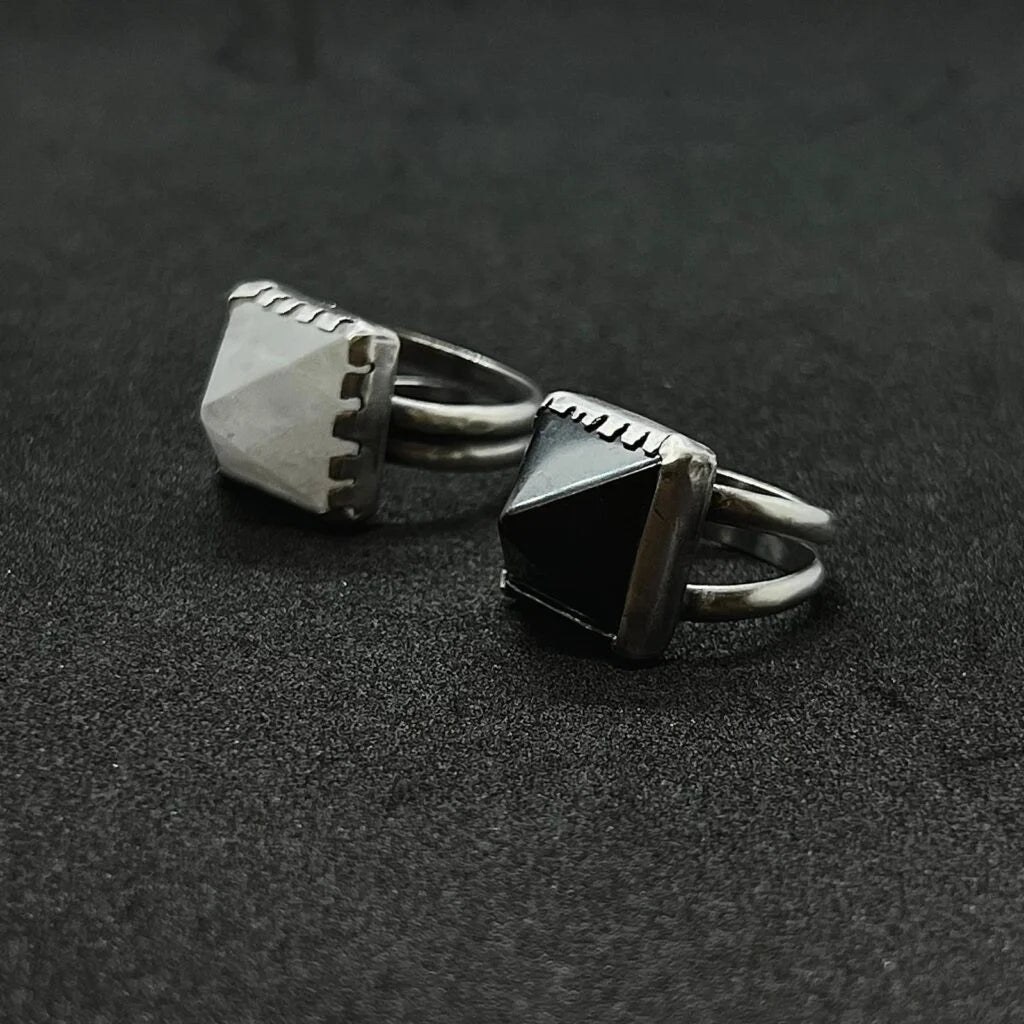 The Black Pyramid Ring