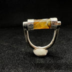 The Scroll Agate Ring