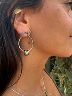Bone earrings