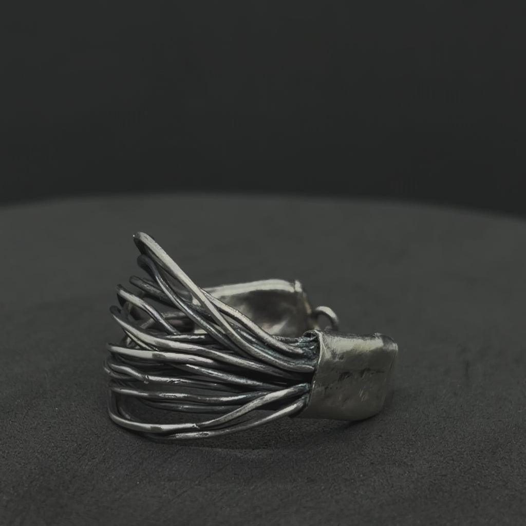 The Woven Stream Ring