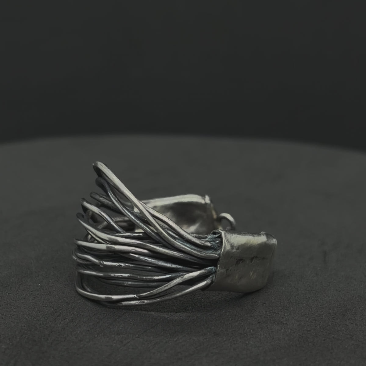 The Woven Stream Ring