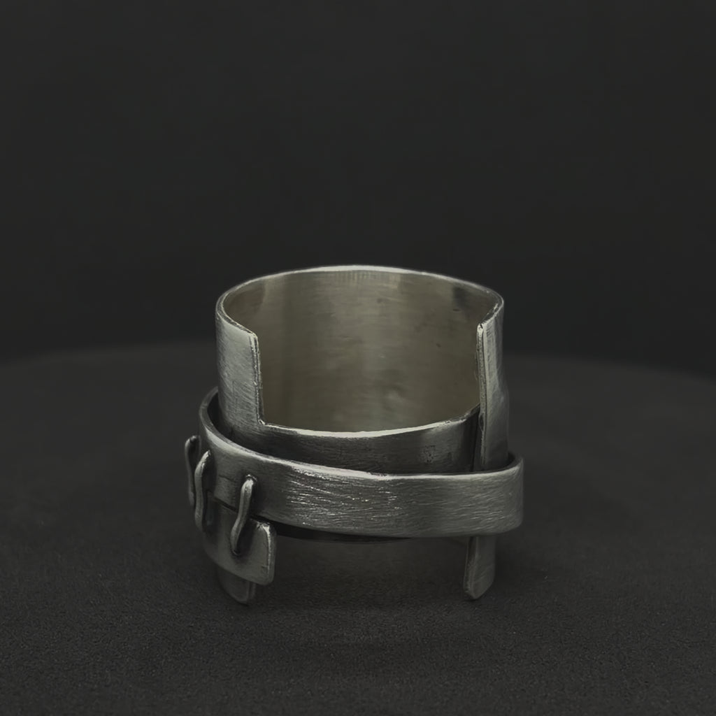 The Multi-Face Belt Ring