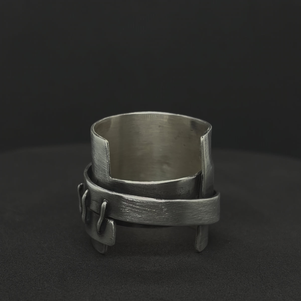 The Multi-Face Belt Ring
